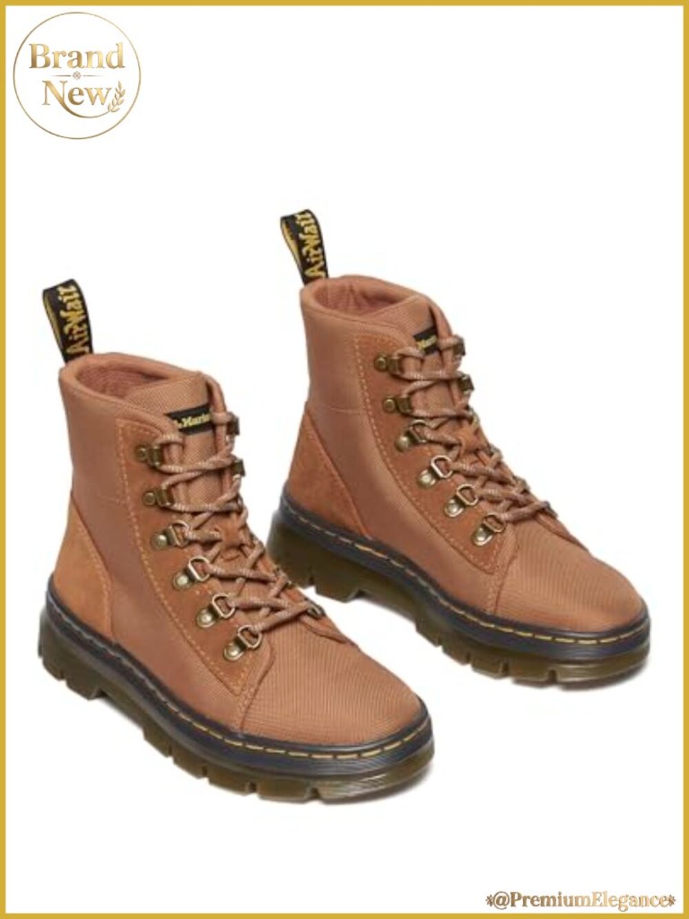 Combat Boots Bronx Suede Leather Ankle Boots Durable Lightweight